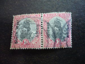 Stamps - South West Africa - Scott# 86 - Used Pair of Stamps