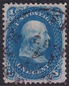 #63b Used, F-VF (CV $875 - ID36801) - Joseph Luft