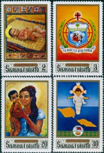 Samoa 1970 SG353-356 Christmas set MNH