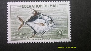 Mali 1960 FISH Scott# 2-8 Complete Mint VF-XF Light Hinge