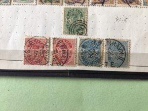 Denmark 1882-1895 used stamps A6670