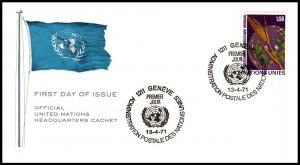 UN Geneva 17 UN Headquarters U/A FDC