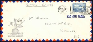 Canada Sc# C6 First Flight (Montreal>Vancouver) 1939 3.1 Trans Canada Air Mail