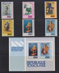 TOGO 1116 - 1116, C450 - C452 AIRMAILS & C452a S/S - MINT NEVER HINGED OG** L929