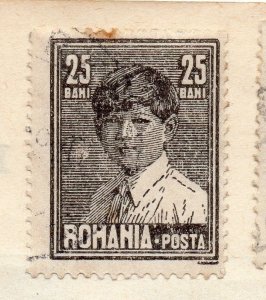 Romania 1928-29 Early Issue Fine Used 25b. 127293