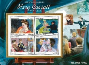 2015 SIERRA LEONE MNH. MARY CASSATT  |  Scott Code: 3427