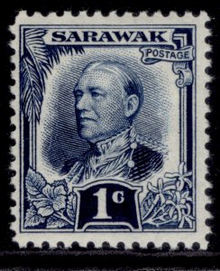 SARAWAK GV SG91, 1c indigo, M MINT.