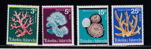 Tokelau # 37-40, Corrals,, Mint Heavy Hinged,