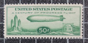 Scott C18 - 50 Cents Zeppelin - MNH - PSE Cert Grade 90 - SCV - $125.00