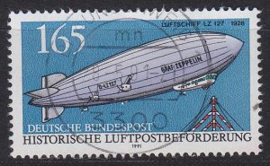 GERMANY BUND [1991] MiNr 1525 ( O/used ) Flugzeug