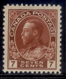 CANADA GV SG251, 7c red-brown, M MINT. Cat £12.