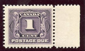 Canada 1906 KEVII Postage Due 1c dull violet superb MNH. SG D1.