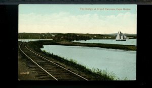 The Bridge at Grand Narrows, Cape Breton,  unused post card Canada
