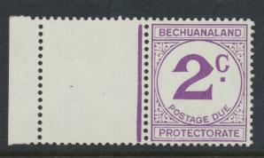 Bechuanaland Postage Due SG D11  margin copy - UnMounted Mint