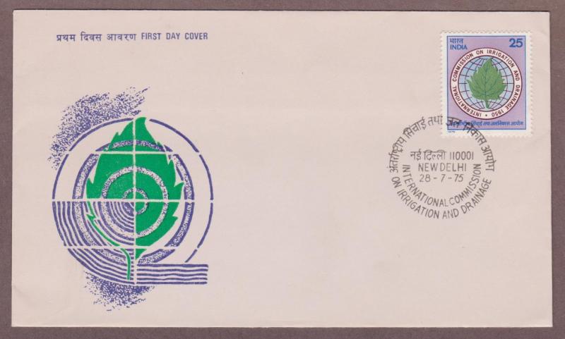 India # 686 , International Irrigation & Drainage Congress FDC - I Combine S/H