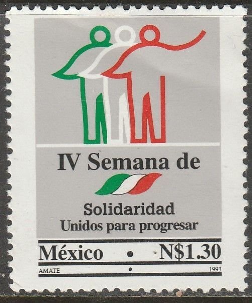 MEXICO 1828, SOLIDARITY, GOVERNMENT PROGRAM. MINT, NH. VF.
