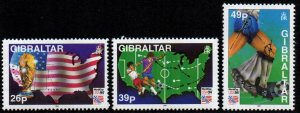 Gibraltar # 657 - 659 MNH