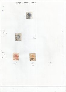ORANGE FREE STATE - 1896-1897 - Perf 4 Stamps - Light Hinged