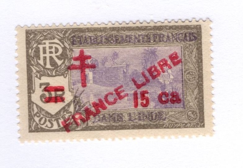French India #204 MH - Stamp - CAT VALUE $1.60