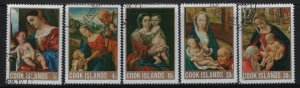 COOK ISLANDS 343-347  USED  SET