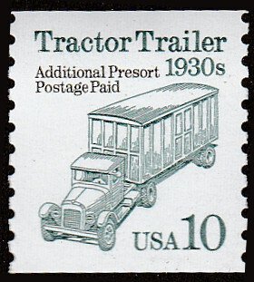 # 2458 MINT NEVER HINGED ( MNH ) 1930''S TRACTOR TRAILER    '