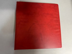 Lindner Hingless Stamp Album, Binder and 15 Blank Pages