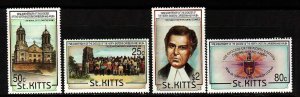 St Kitts-Sc#356-9- id9- unused NH set-Churches-1993-