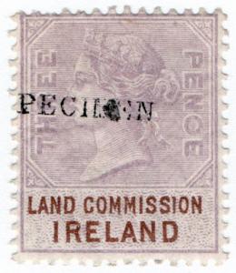 (I.B) QV Revenue : Land Commission Ireland 3d (specimen)