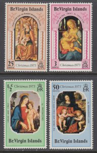 British Virgin Islands 262-265 Christmas MNH VF