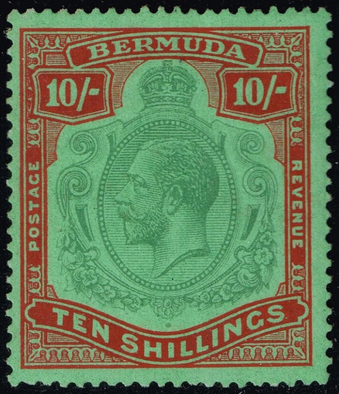 Bermuda #96a King George V; Unused (3Stars)