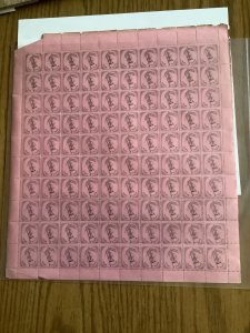 #20L56 MNH Boyd's Local Dispatch Full Sheet of 100 (seprated Perfs)