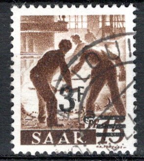 Saar - Scott # 179, used
