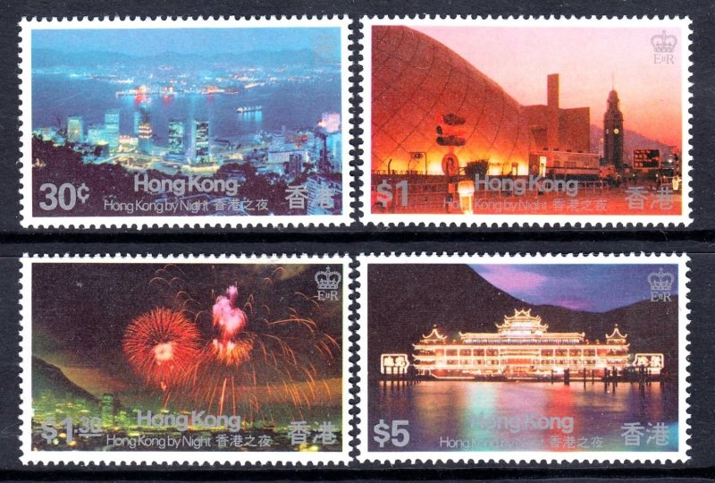 Hong Kong 1983 Night Views Complete Mint MNH Set SG 442-445