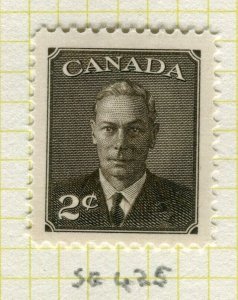 CANADA; 1949-50 early GVI issue Mint hinged 2c. Perf 12 value