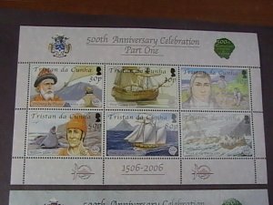 TRISTAN da CUNHA # 787-788-MINT/NEVER HINGED- SET OF SHEETS OF SIX--2006