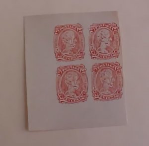 CONFEDERATE  #9 ESSAY IN RED MINT NO GUM PRIVATE REPRINT