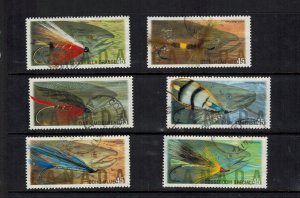 CANADA SCOTT 1715-1720 USED SET WITH LIGHT CIRCLE CANCELS.