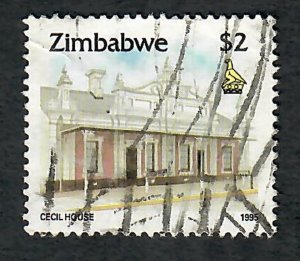 Zimbabwe #733 used single