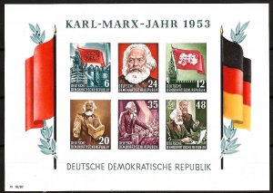 DDR 144a Souvenir Sheet OGNH CV $120