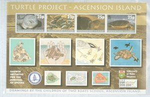 Ascension #754a Mint (NH) Souvenir Sheet (Fauna)