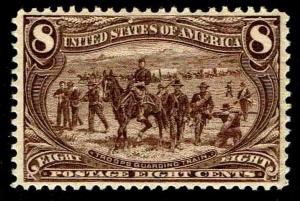 US.# 289 .08c Trans-Miss Issue of 1898 - OGH - VF - $150.00 (ESP#0242)