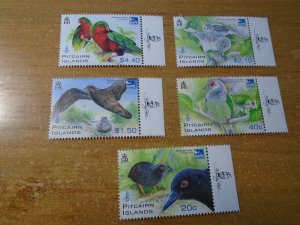 Pitcairn Islands  #  727-31  MNH  Birds