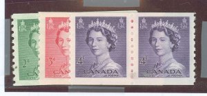 Canada #331-3  Multiple