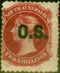 South Australia 1875 2s Crimson-Carmine SG013 Fine Used