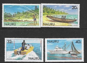 NAURU SG238/41 1981 FISHING  MNH