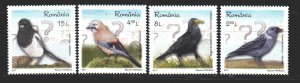 Romania. 2017. Birds, fauna. MNH.