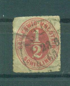 Germany State Schleswig-Holstein sc# 3 used cat val $37.50