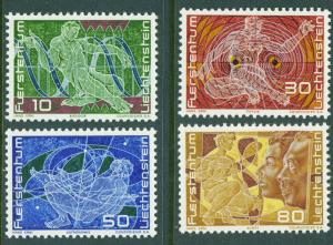 LIECHTENSTEIN Scott 454-457 MNH** 1969 stamp set