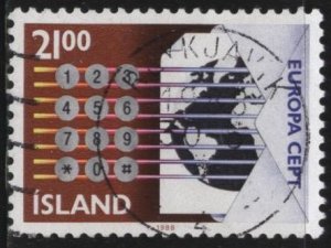 Iceland 661 (used) 21k fax machine (1988)