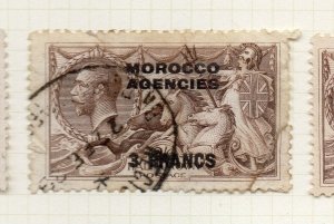 Morocco Agencies French Zone 1924-32 Used Shades 3F. Optd Surcharged NW-180670